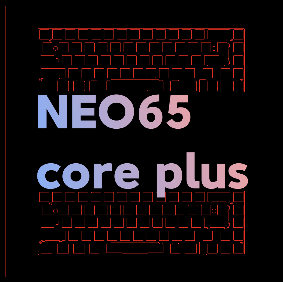 Keyboard Stabilizer Screw In - 65% NEO Core Plus Mechanical Keyboard