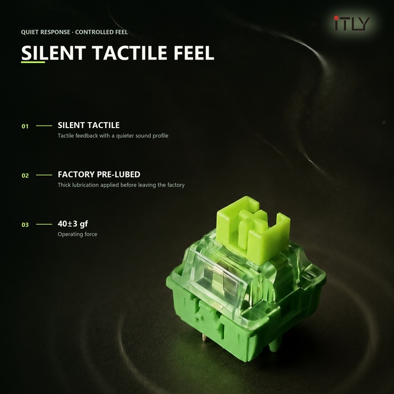 iTLY QingNing Lime Silent Line - đánh giá và giá Silent Switch Mechanical Keyboard