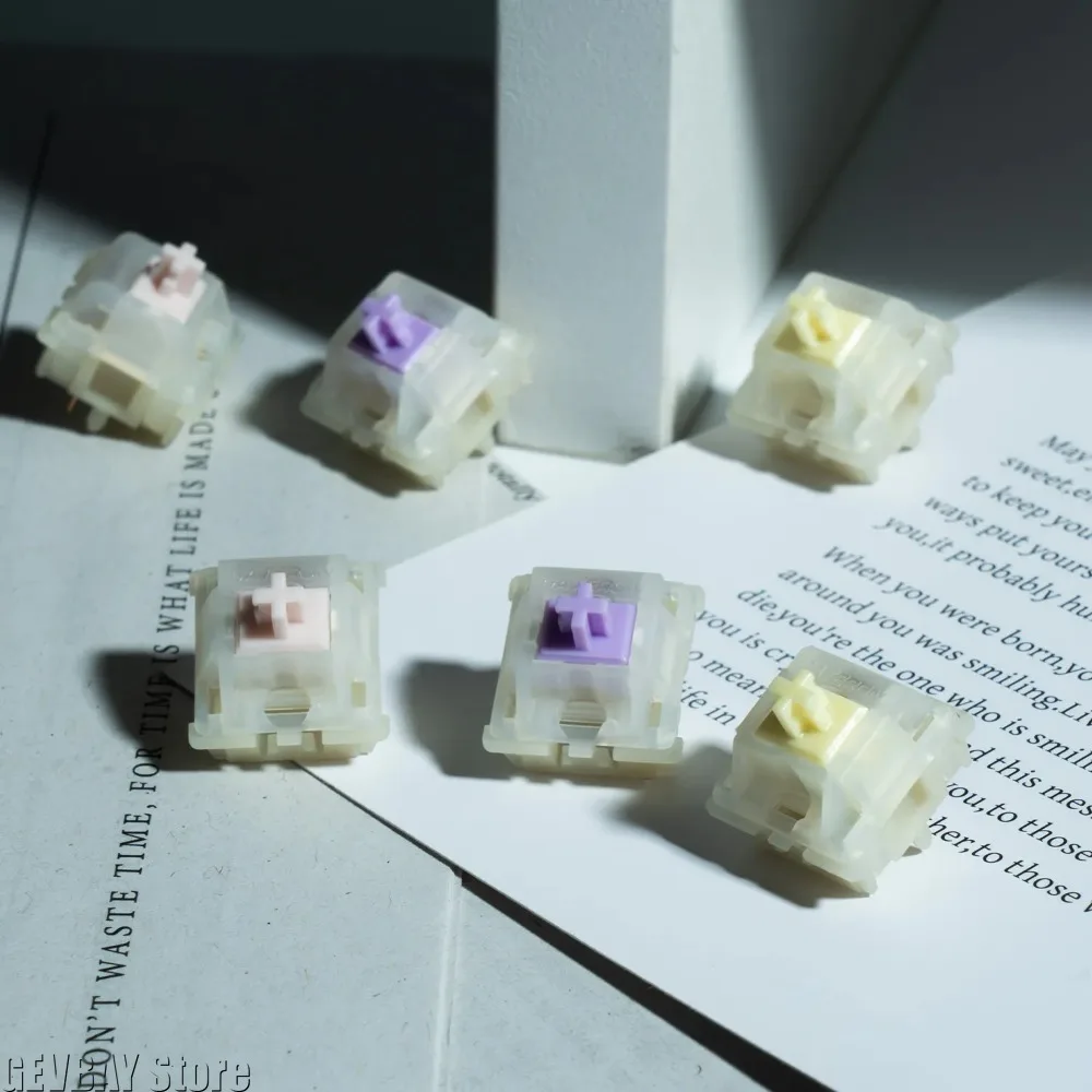 10Pcs/Pack GATERON KS-3X1 Milk - đánh giá và giá Gateron Switch Linear Tactile
