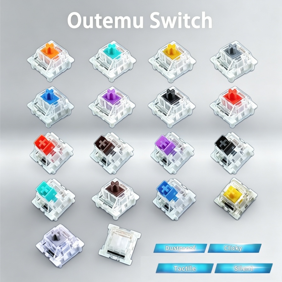 Outemu Switch for Mechanical K - đánh giá và giá Silent Switch Mechanical Keyboard