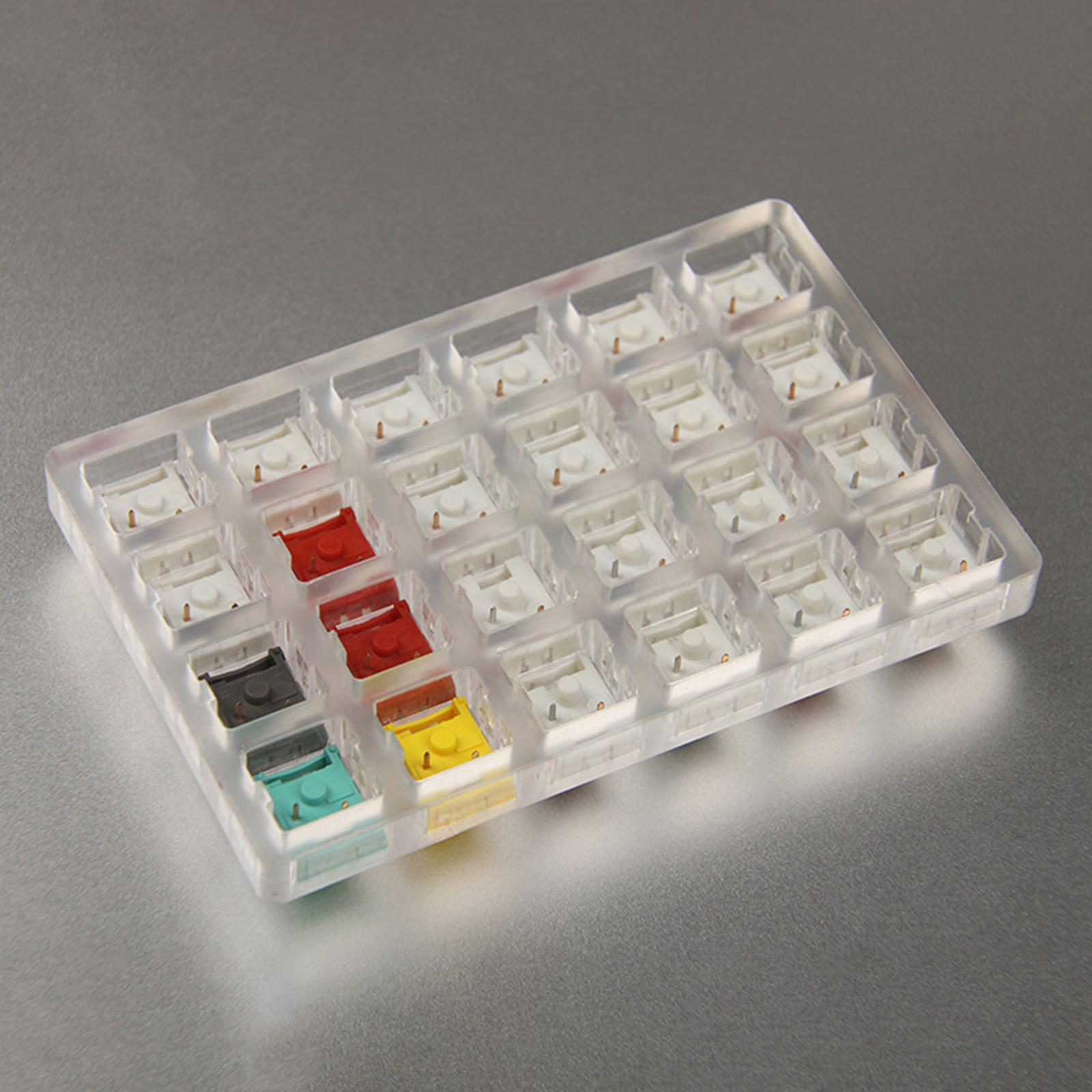 Acrylic Pro 24-Key Clear Switc - đánh giá và giá Switch Tester Mechanical 24 Keys