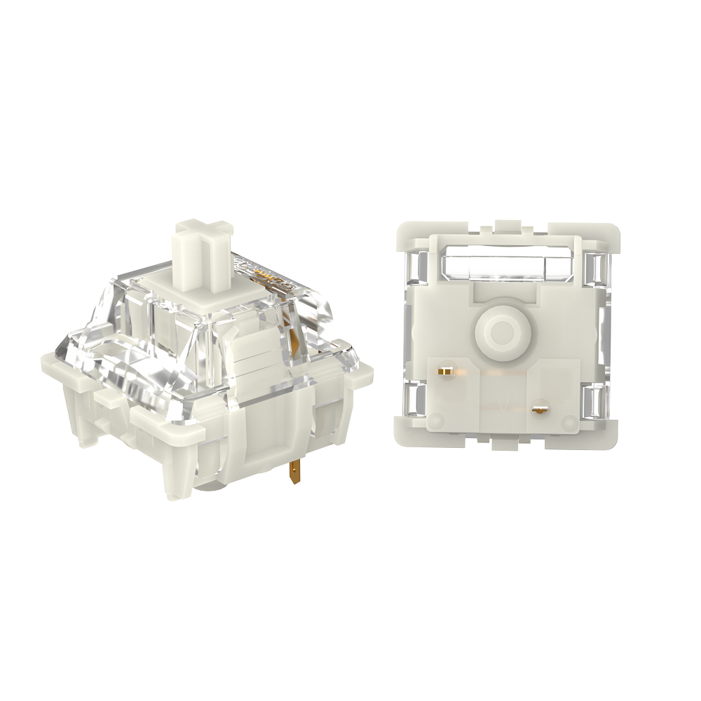 Công tắc Gateron White Yellow  - đánh giá và giá Gateron Switch Linear Tactile