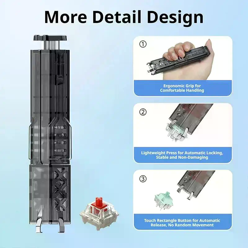 2 In 1 Keyboard Keycap Switch  - đánh giá và giá Switch Puller Keycap Puller Kit