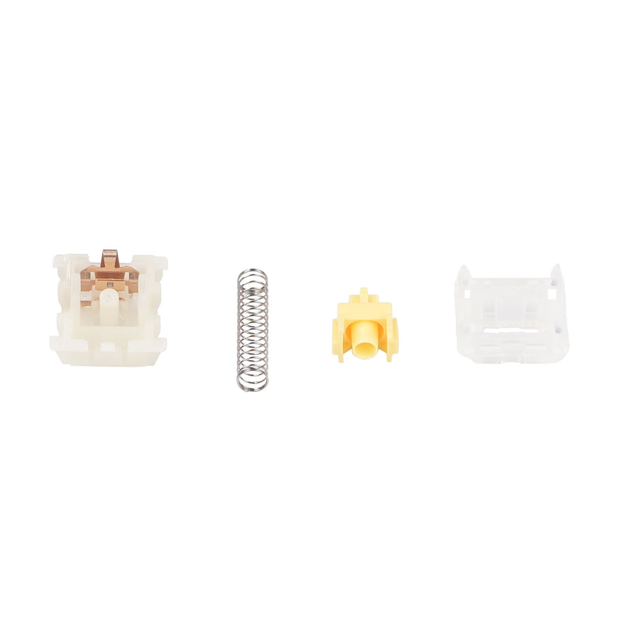 GATERON CAP Màu Vàng Sữa Tuyến - đánh giá và giá Hot Swap Keyboard Switch 5 Pin