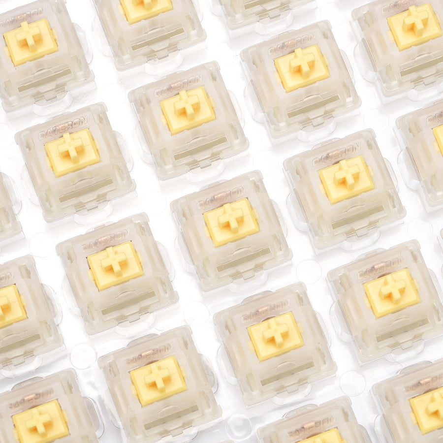 GATERON CAP Màu Vàng Sữa Tuyến - đánh giá và giá Hot Swap Keyboard Switch 5 Pin