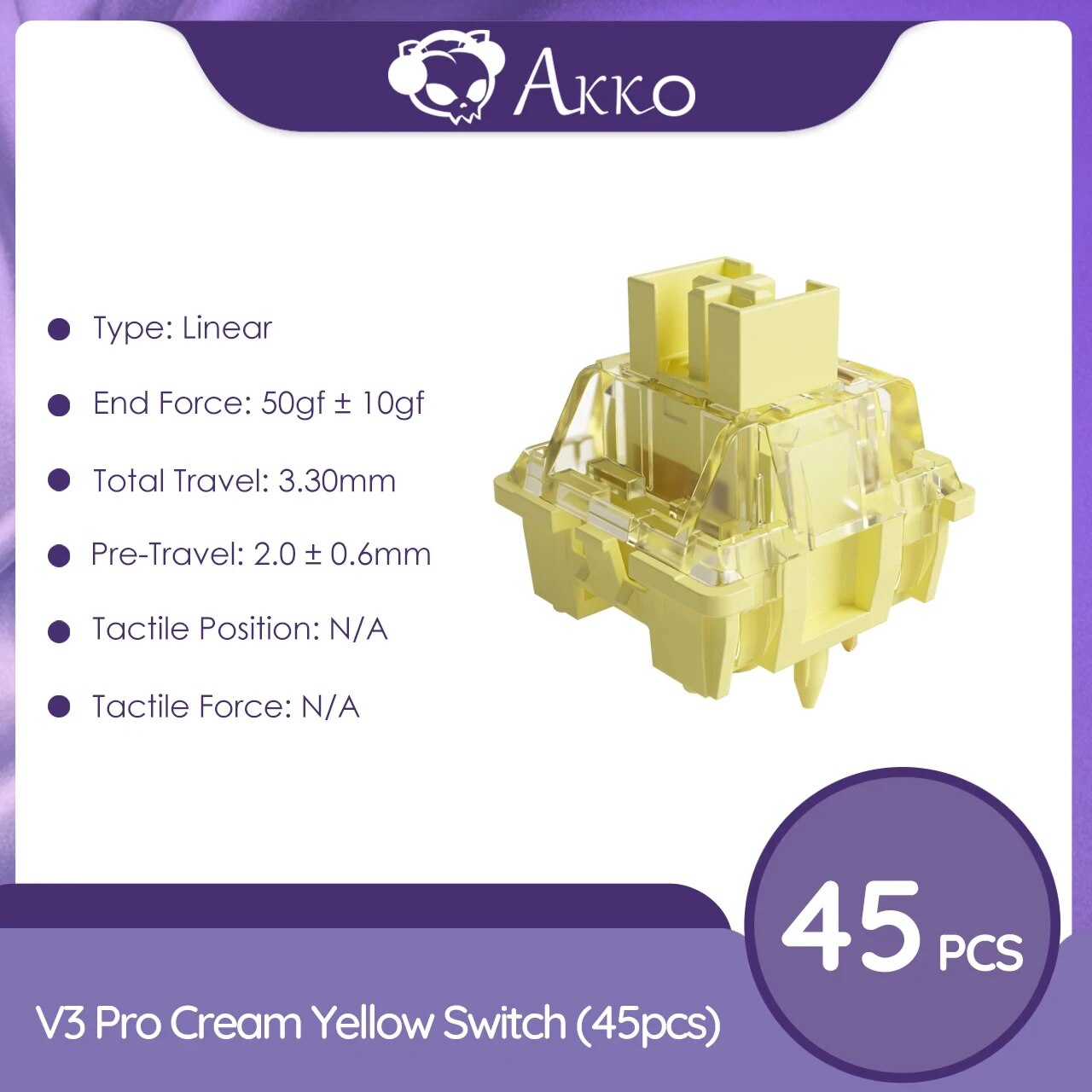 Akko V3 Pro Switches Tactile / - đánh giá và giá Gateron Switch Linear Tactile