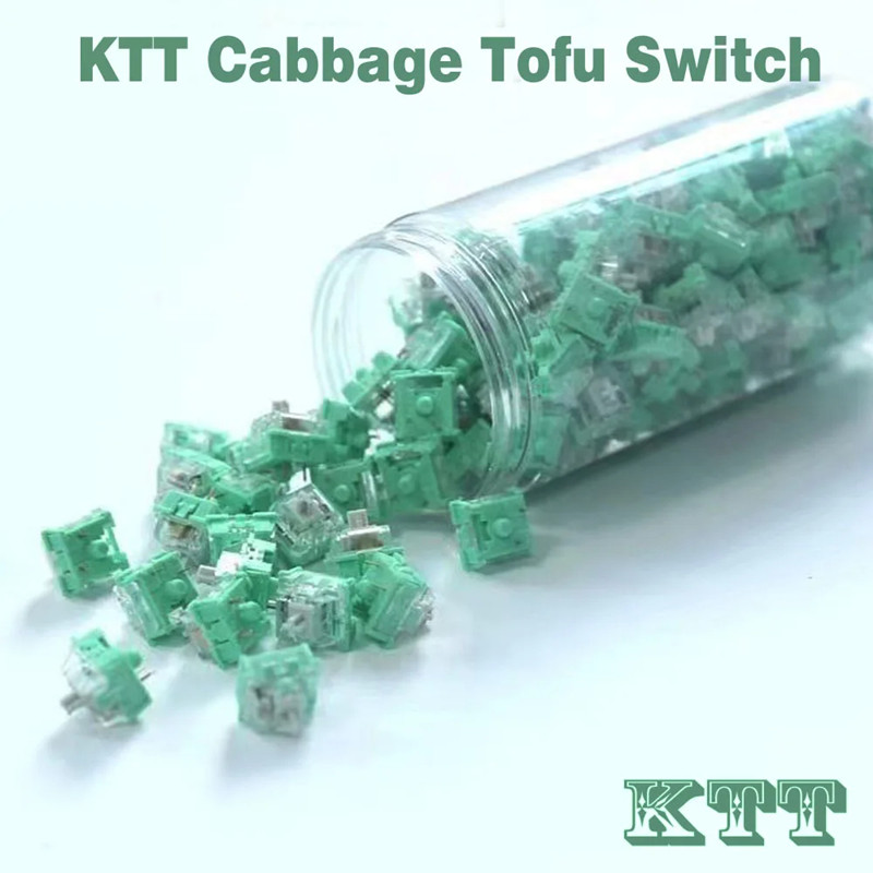 KTT White jade and jadeite Swi - đánh giá và giá Keyboard Switch Lubed Linear 45G