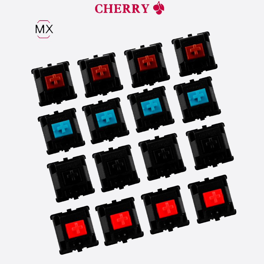 Ban Đầu MX Cherry Công Tắc Cơ  - đánh giá và giá Cherry Mx Switch Blue Brown Red