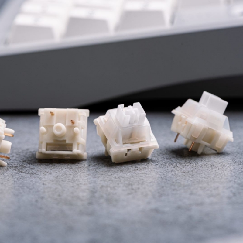 KeyGeek Switch RAW 45g Linear  - đánh giá và giá Keyboard Switch Lubed Linear 45G