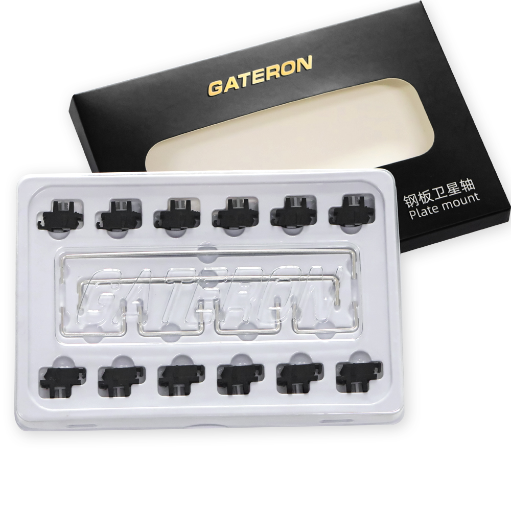 Gateron Black Plate Mount Stab - đánh giá và giá Keyboard Stabilizer Screw In
