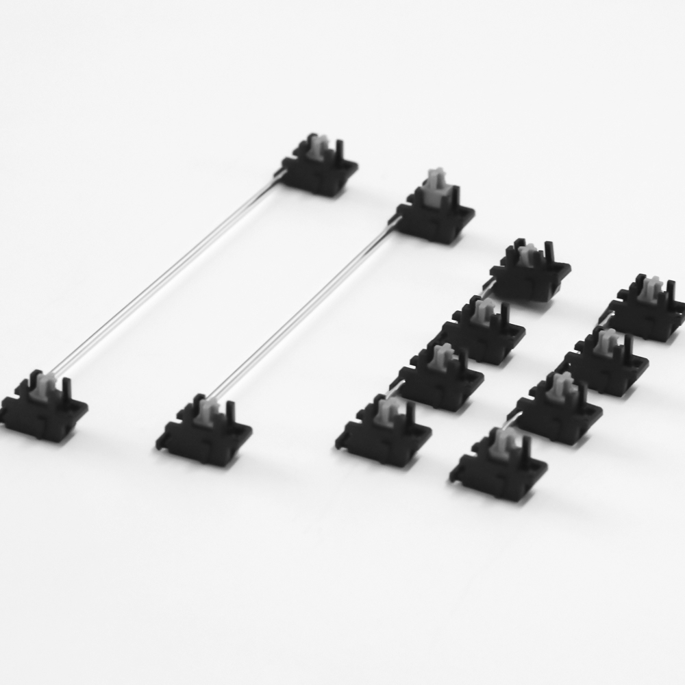 Gateron Black Plate Mount Stab - đánh giá và giá Keyboard Stabilizer Screw In