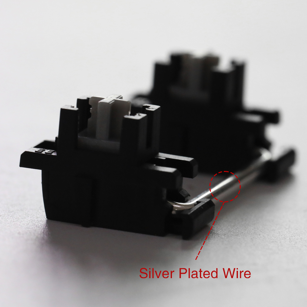 Gateron Black Plate Mount Stab - đánh giá và giá Keyboard Stabilizer Screw In