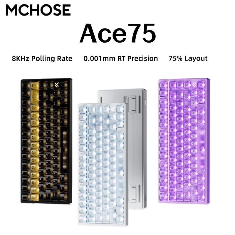 MCHOSE Ace75 Magnetic Switch K - đánh giá và giá Hall Effect Magnetic Switch Keyboard