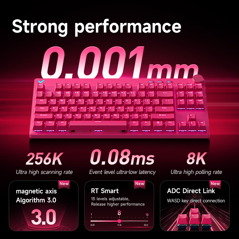 MCHOSE MIX87 Magnetic Switch M - đánh giá và giá Hall Effect Magnetic Switch Keyboard
