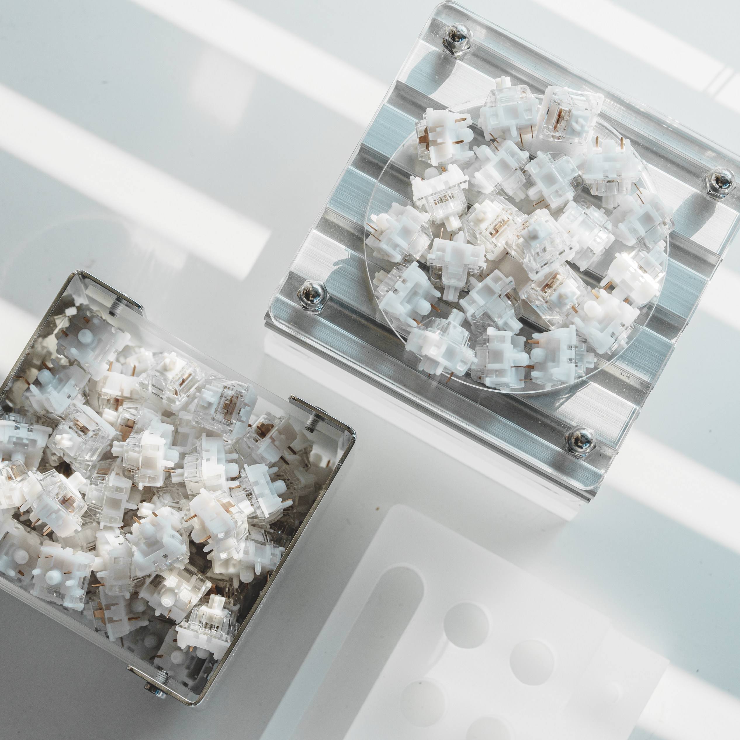 Phantasmal White Switch 45g Li - đánh giá và giá Keyboard Switch Lubed Linear 45G