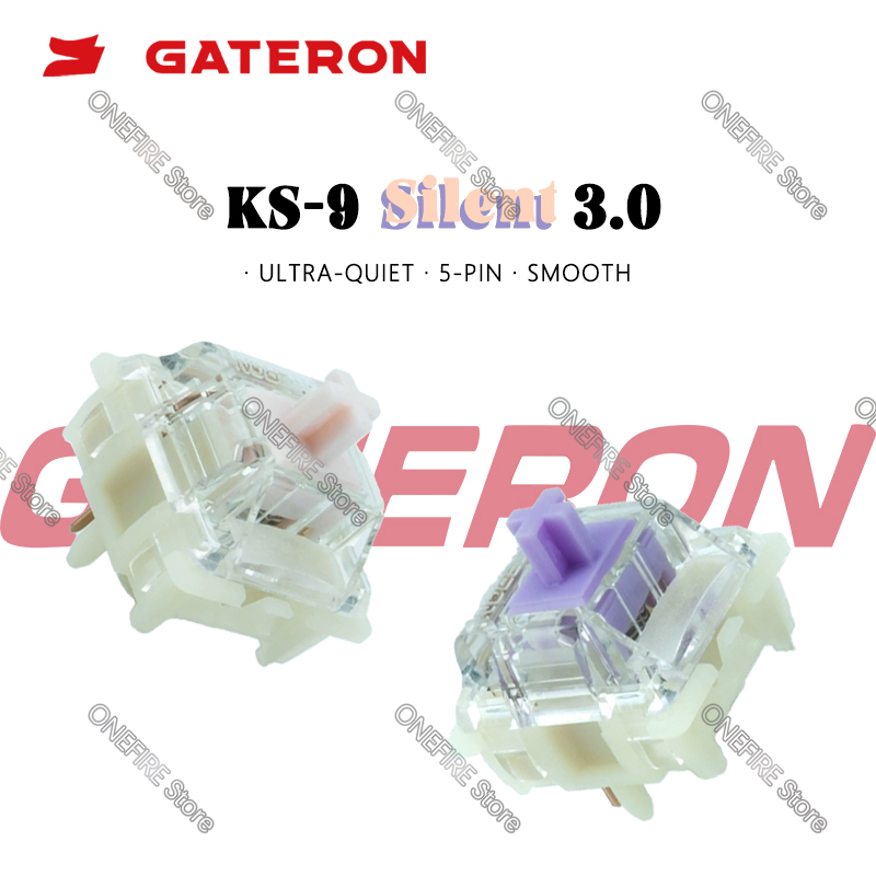GATERON KS-9 Silent 3.0 Switch - đánh giá và giá Gateron Switch Linear Tactile