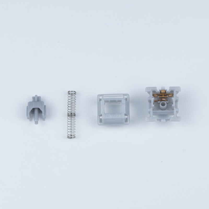 Gateron Smoothie Silver Switch - đánh giá và giá Keyboard Switch Lubed Linear 45G
