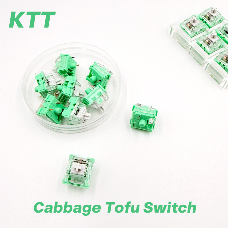 KTT White jade and jadeite Swi - đánh giá và giá Keyboard Switch Lubed Linear 45G